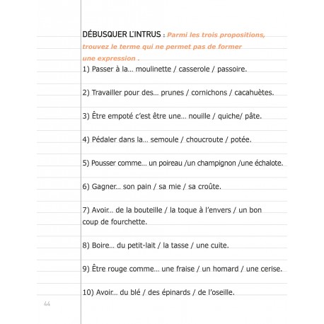 Passez-moi l'expression