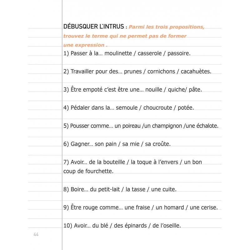 Passez-moi l'expression