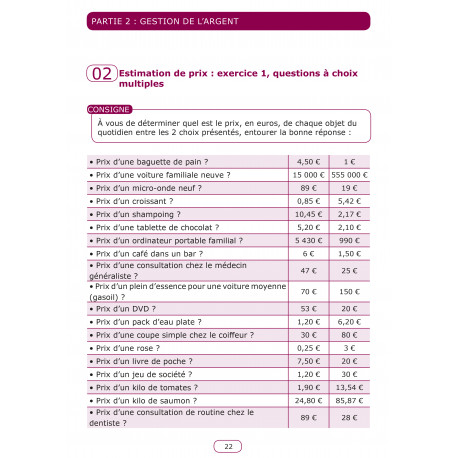 E.C.O exercices de concentration et d'organisation