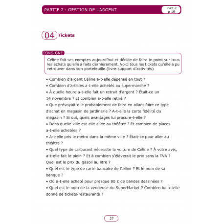 E.C.O exercices de concentration et d'organisation